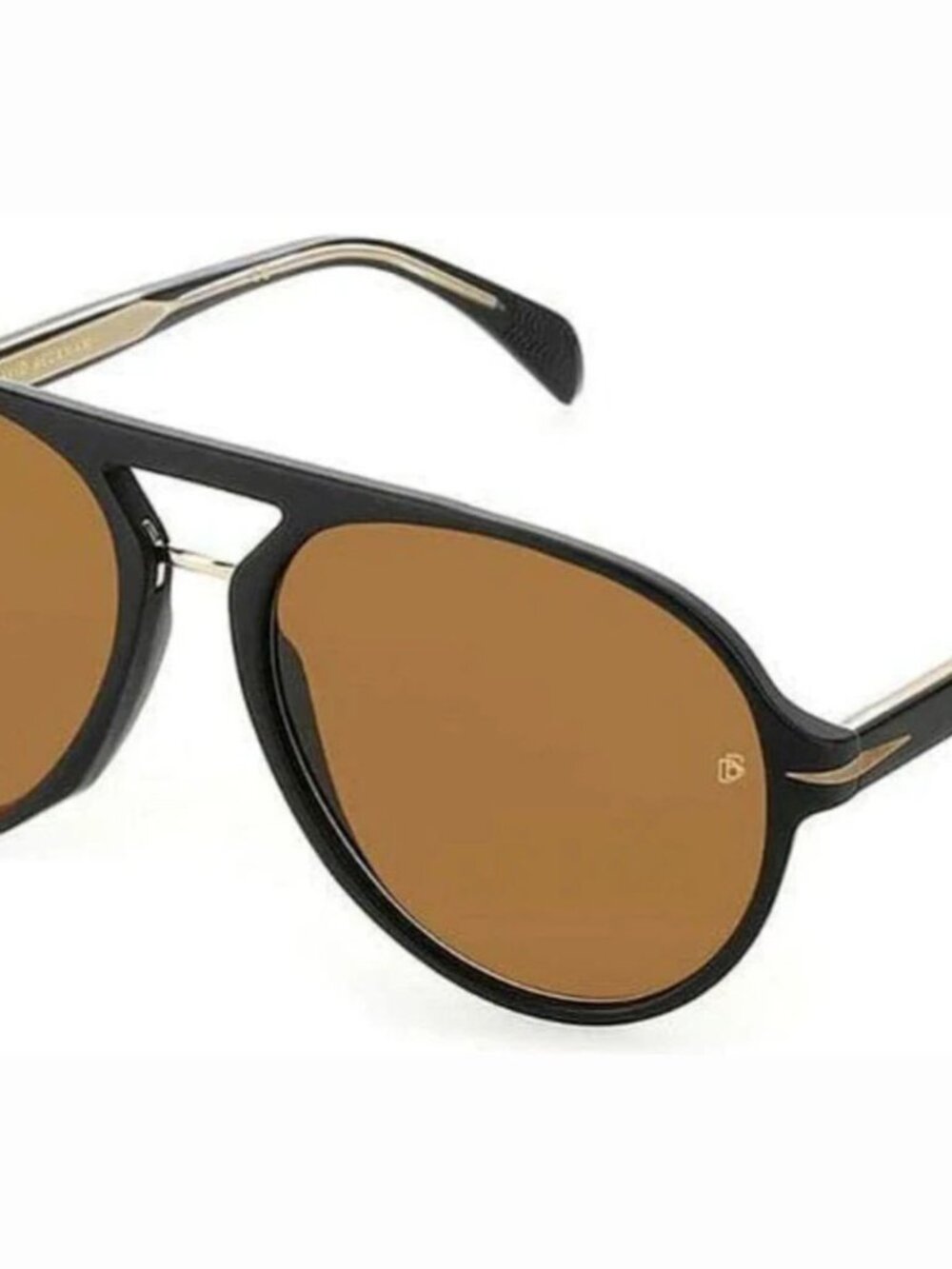 David Beckham DB7005 0003/70 Men's Matte Black / Brown Sunglasses